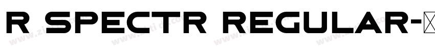 R Spectr Regular字体转换